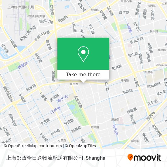 上海邮政全日送物流配送有限公司 map