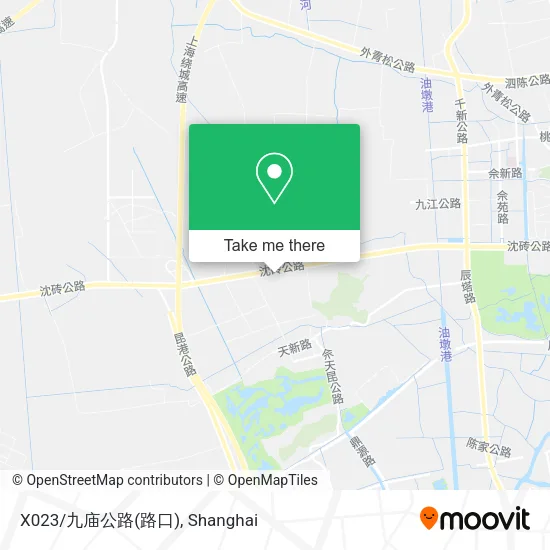 X023/九庙公路(路口) map