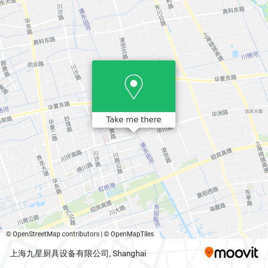 上海九星厨具设备有限公司 map