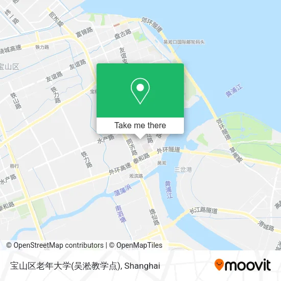 宝山区老年大学(吴淞教学点) map