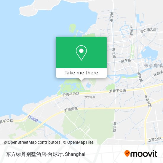 东方绿舟别墅酒店-台球厅 map