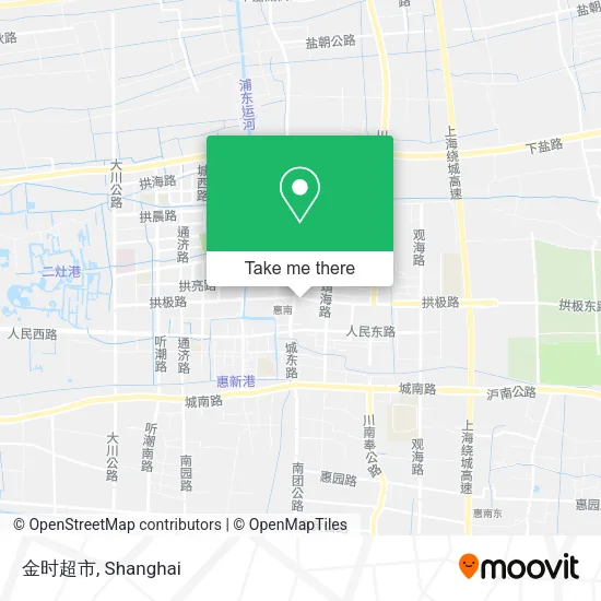 金时超市 map