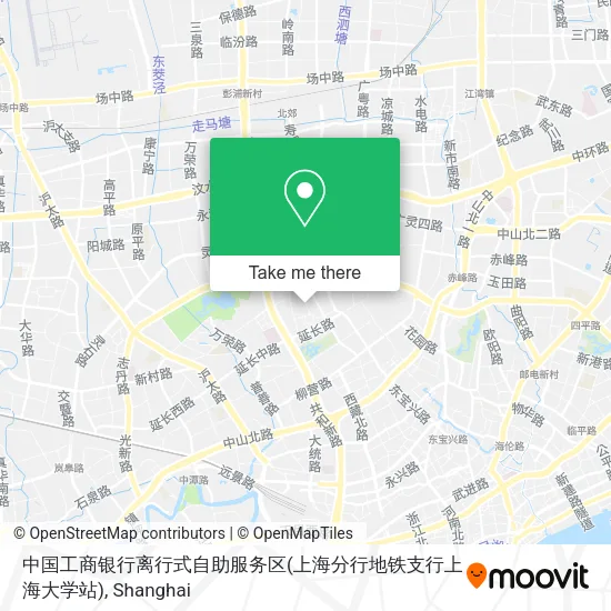中国工商银行离行式自助服务区(上海分行地铁支行上海大学站) map