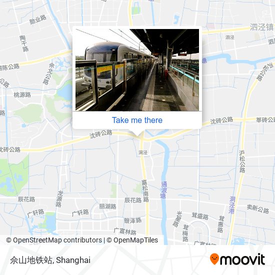 佘山地铁站 map
