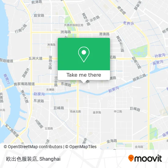 欧出色服装店 map