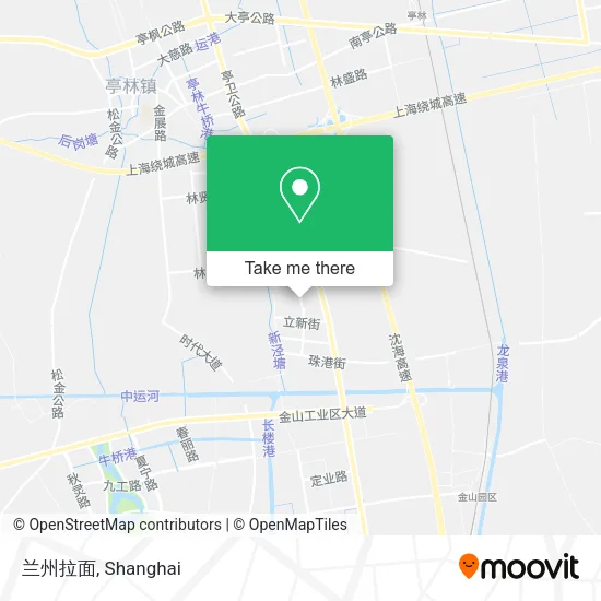 兰州拉面 map