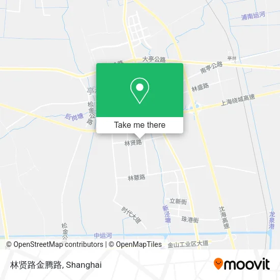 林贤路金腾路 map