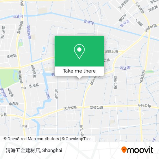 清海五金建材店 map