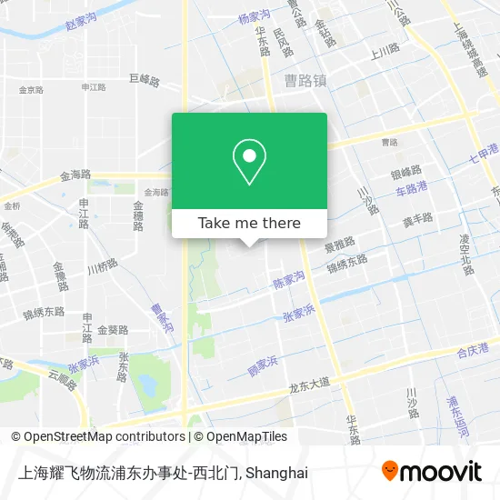 上海耀飞物流浦东办事处-西北门 map