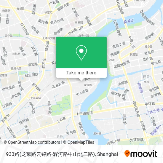 933路(龙耀路云锦路-辉河路中山北二路) map