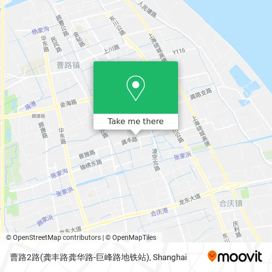 曹路2路(龚丰路龚华路-巨峰路地铁站) map