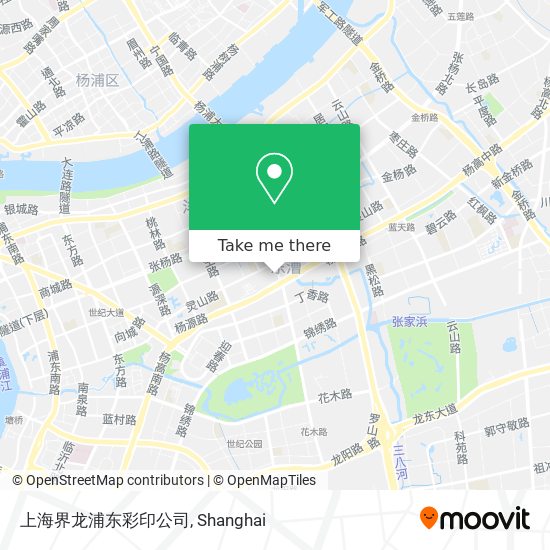 上海界龙浦东彩印公司 map