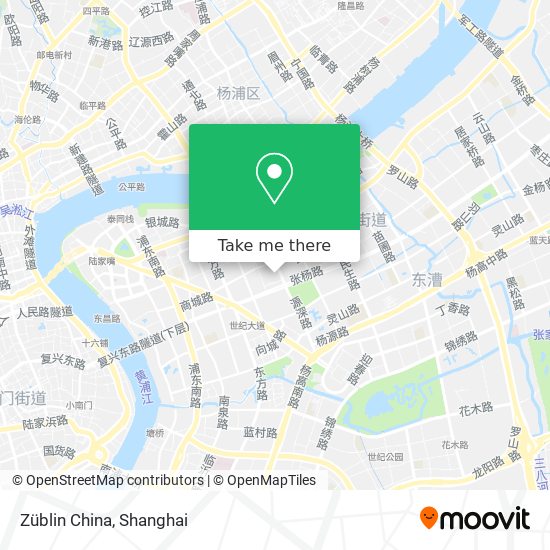 Züblin China map