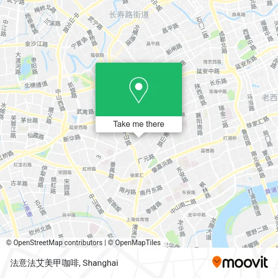 法意法艾美甲咖啡 map