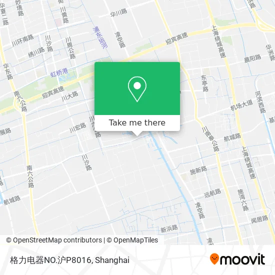 格力电器NO.沪P8016 map