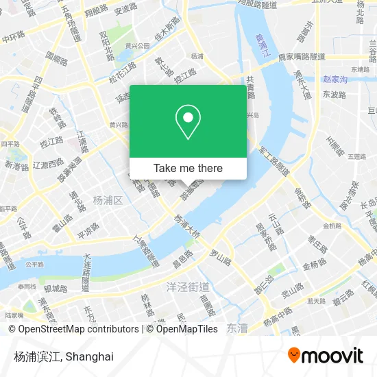 杨浦滨江 map