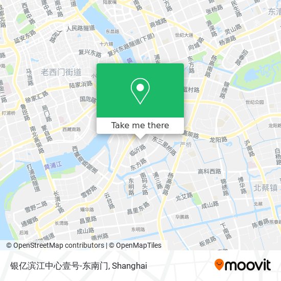 银亿滨江中心壹号-东南门 map