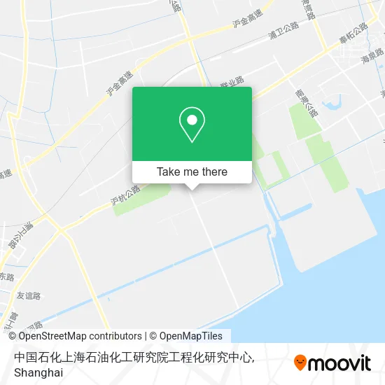 中国石化上海石油化工研究院工程化研究中心 map