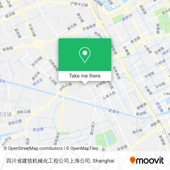 四川省建筑机械化工程公司上海公司 map