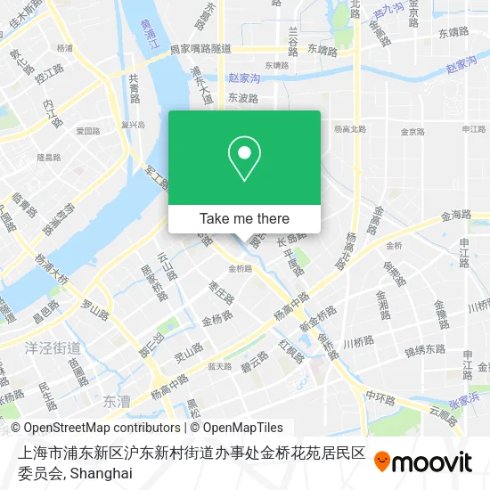 上海市浦东新区沪东新村街道办事处金桥花苑居民区委员会 map