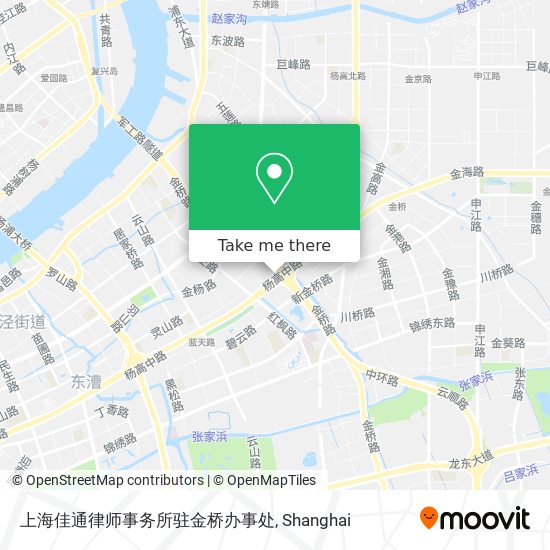 上海佳通律师事务所驻金桥办事处 map