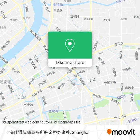 上海佳通律师事务所驻金桥办事处 map