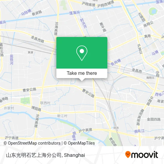 山东光明石艺上海分公司 map