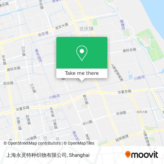 上海永灵特种织物有限公司 map