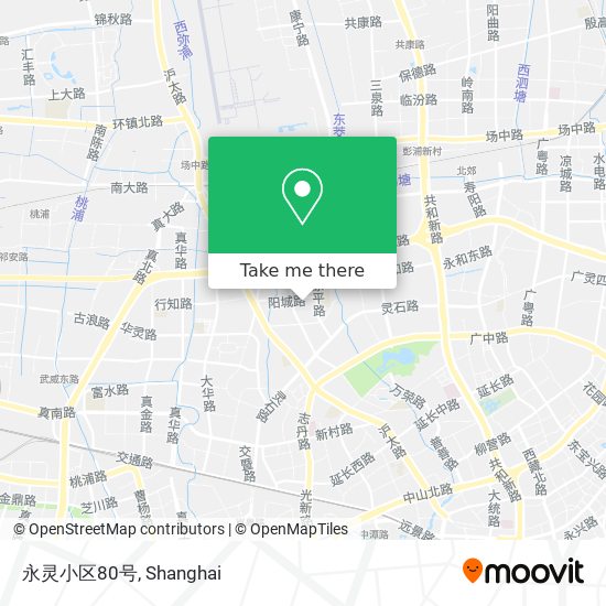 永灵小区80号 map