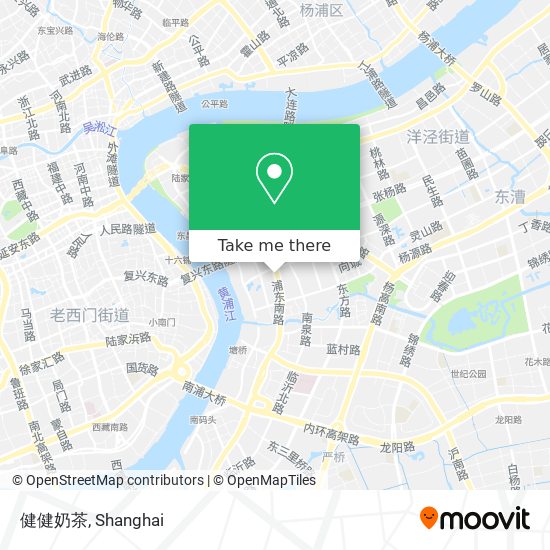 健健奶茶 map