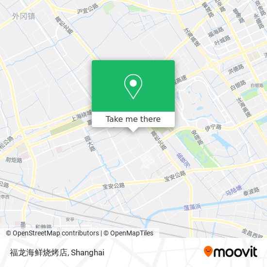 福龙海鲜烧烤店 map