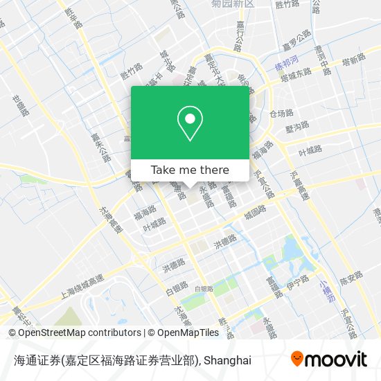 海通证券(嘉定区福海路证券营业部) map