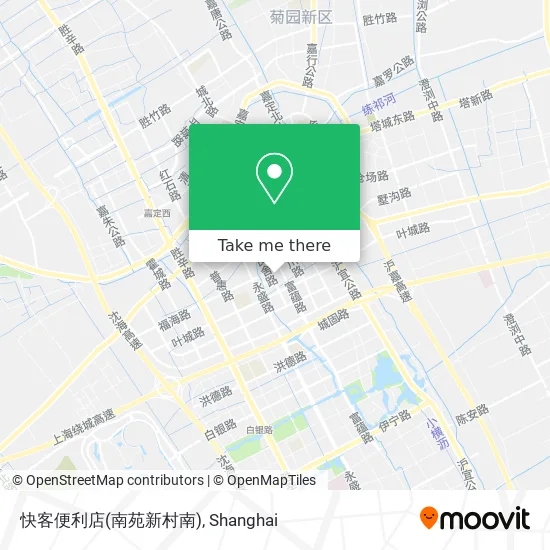 快客便利店(南苑新村南) map