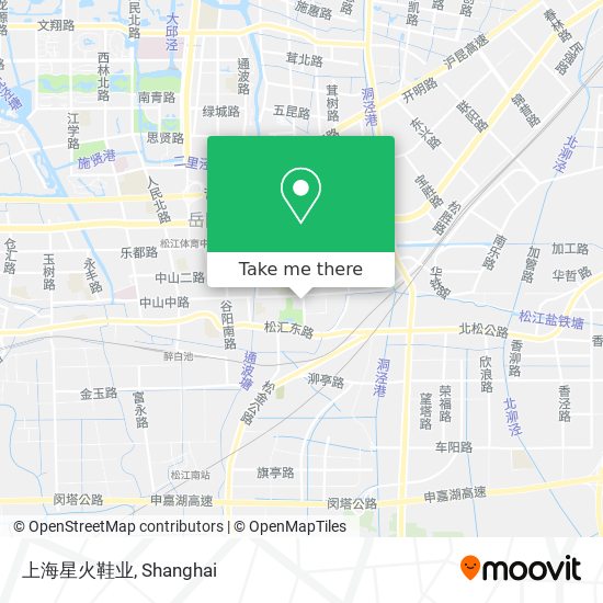 上海星火鞋业 map
