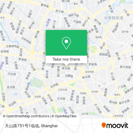 天山路751号1临临 map