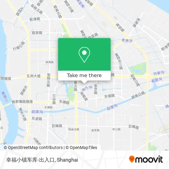 幸福小镇车库-出入口 map