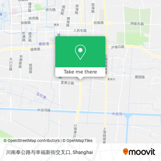 川南奉公路与幸福新街交叉口 map