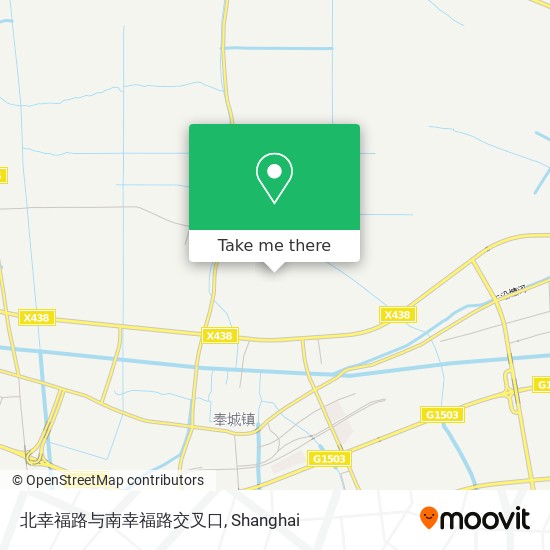 北幸福路与南幸福路交叉口 map