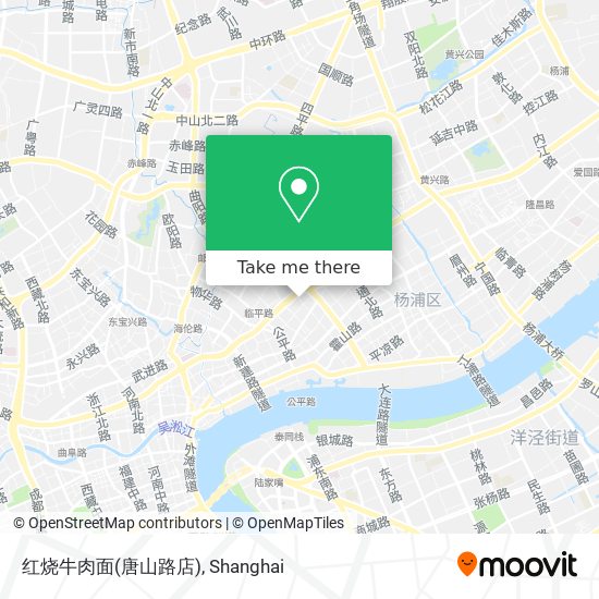 红烧牛肉面(唐山路店) map