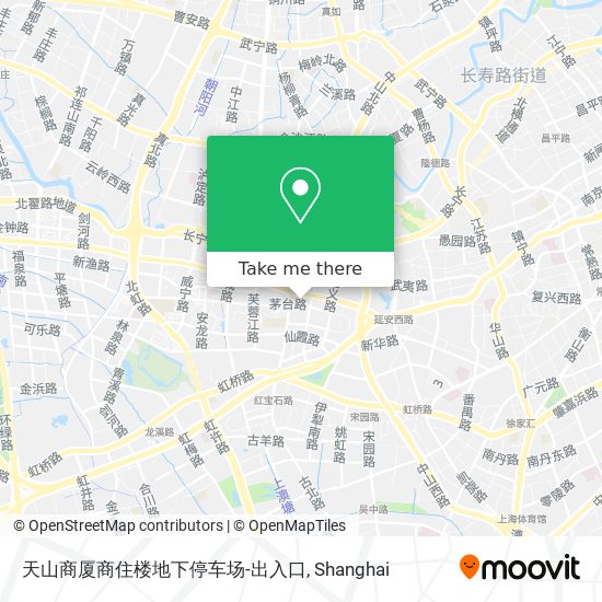 天山商厦商住楼地下停车场-出入口 map