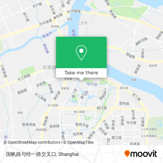 国帆路与经一路交叉口 map