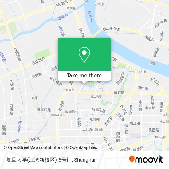 复旦大学(江湾新校区)-6号门 map