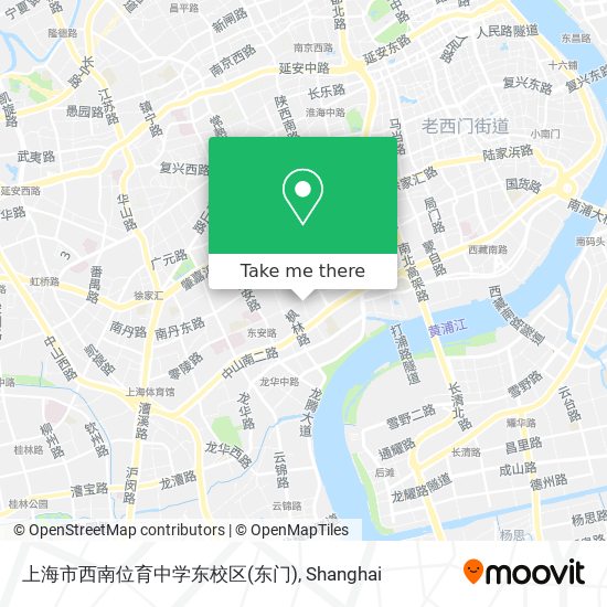 上海市西南位育中学东校区(东门) map