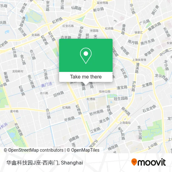 华鑫科技园J座-西南门 map