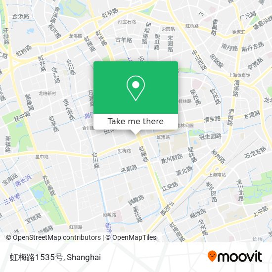 虹梅路1535号 map