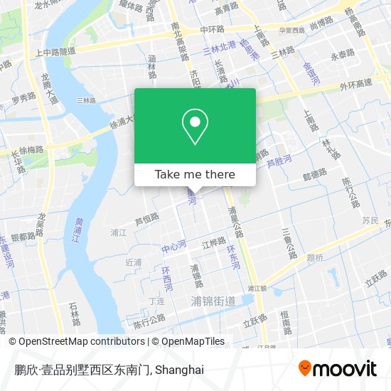 鹏欣·壹品别墅西区东南门 map