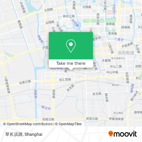 草长浜路 map
