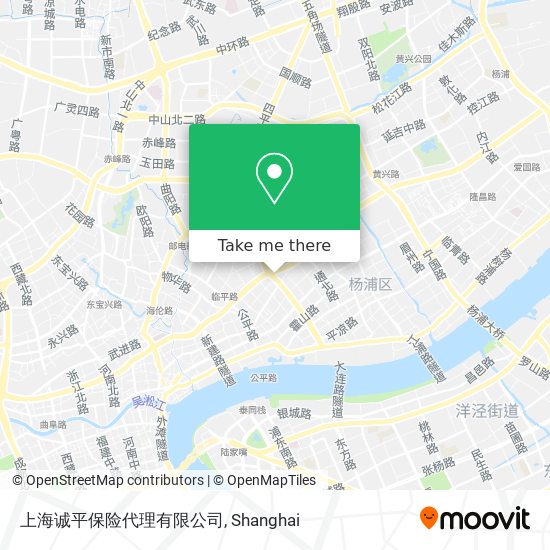 上海诚平保险代理有限公司 map