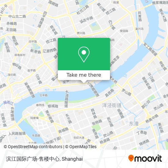 滨江国际广场-售楼中心 map