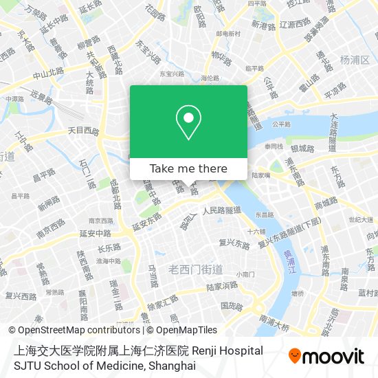 上海交大医学院附属上海仁济医院 Renji Hospital SJTU School of Medicine map